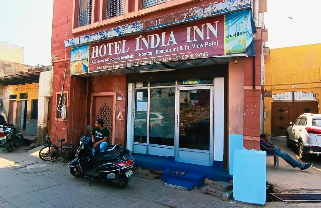 Hotel India Inn Walking Distance From Taj Mahal-- Rooftop Taj Mahal View-1