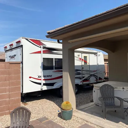 Tiny Rv Stone Pool Inn, Pets Stay Free, Zion National Park, Your Private Oasis!-3